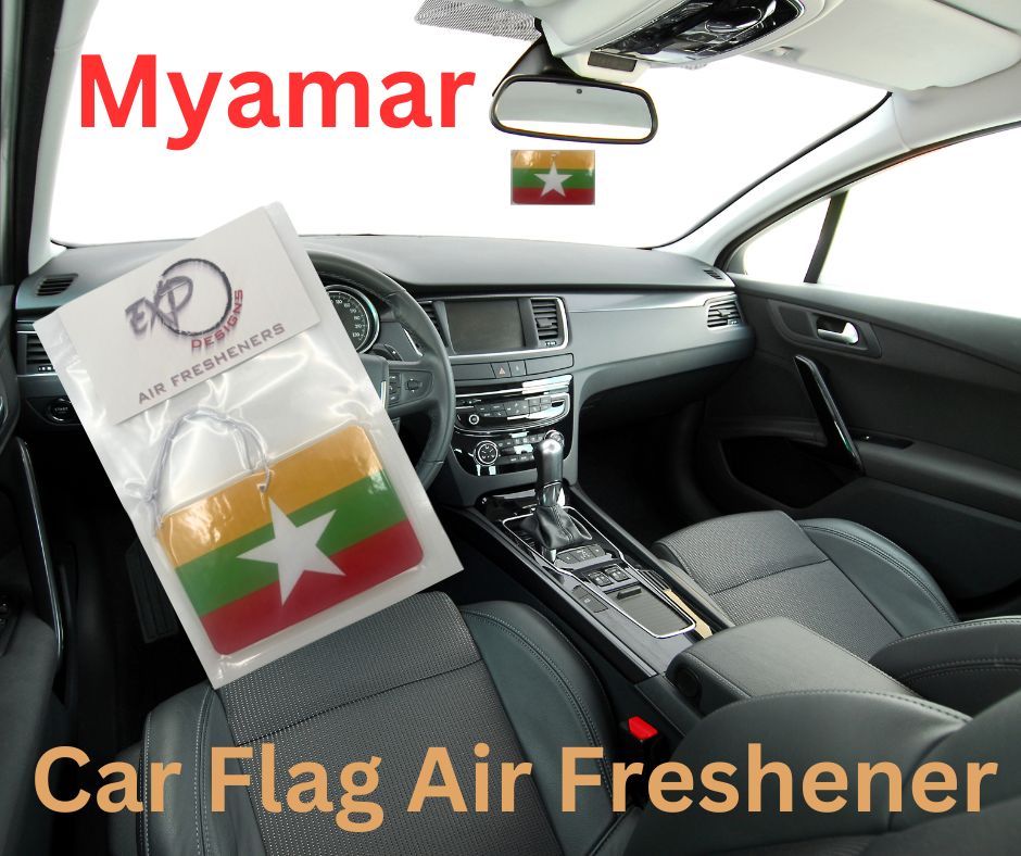 Maymar Burma Flag Freshener