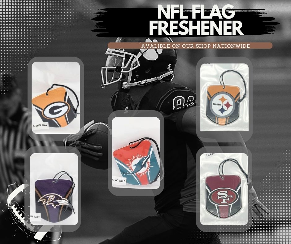 NFL Flag Fresheners