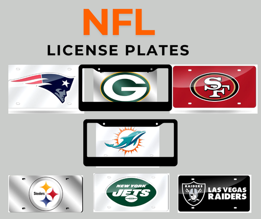 NFL Sports - License Plate