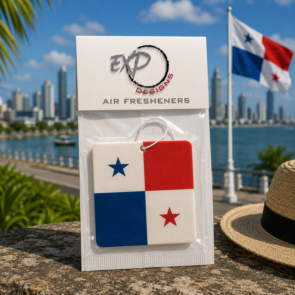 Panama Flag Freshener