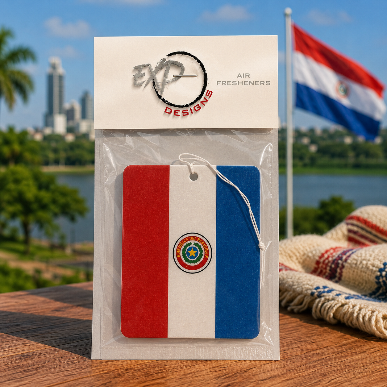 Paraguay Flag Freshener
