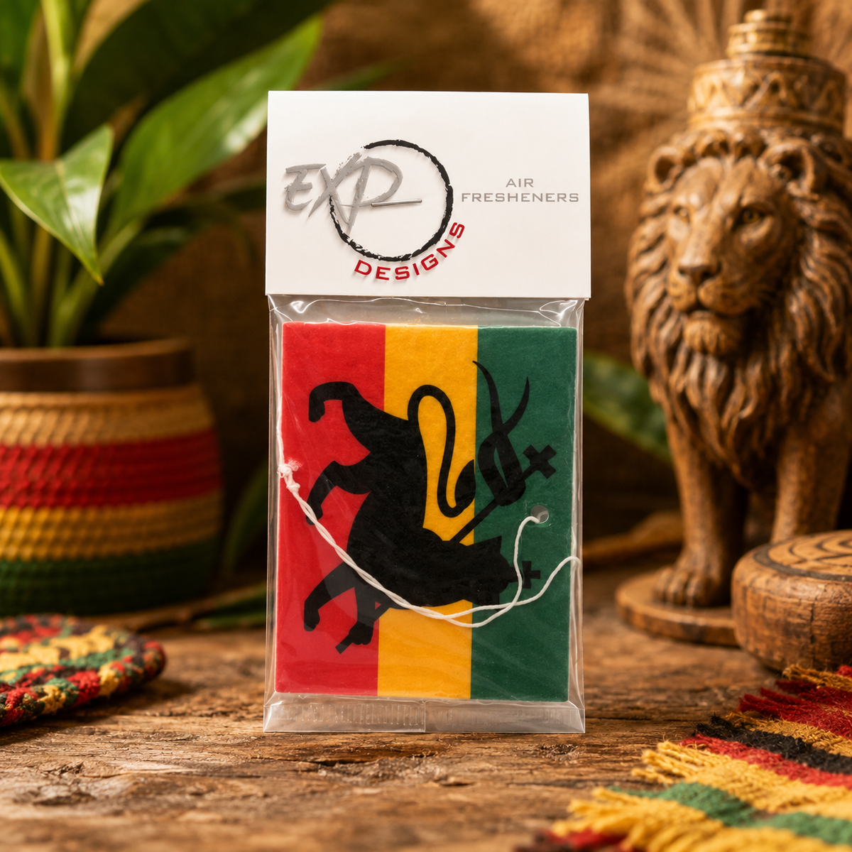 Rasta Flag Car Air Freshener