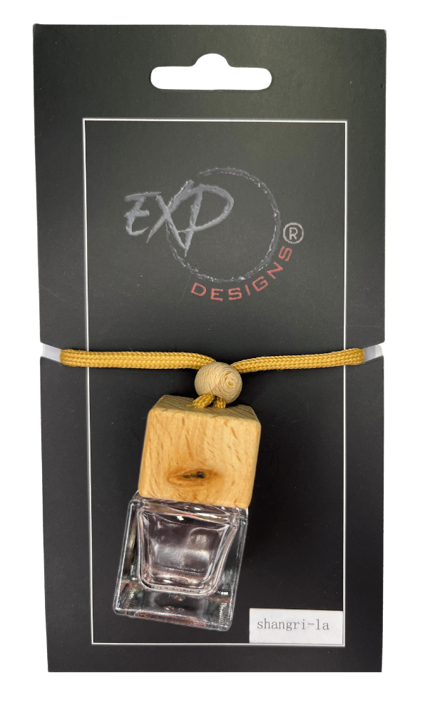 Square Car Hanging Diffuser with essential oils