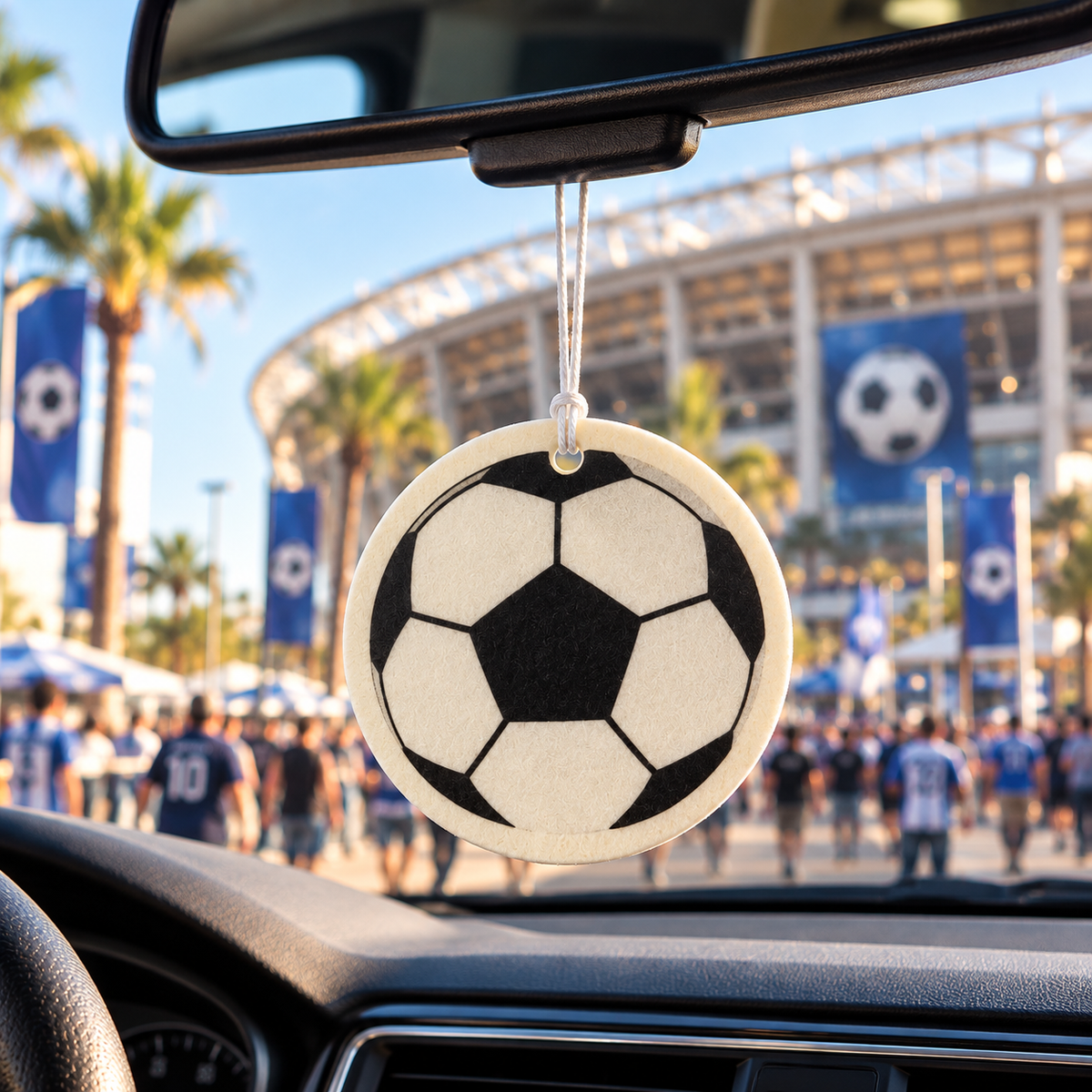 Soccer Ball Car Air Freshener