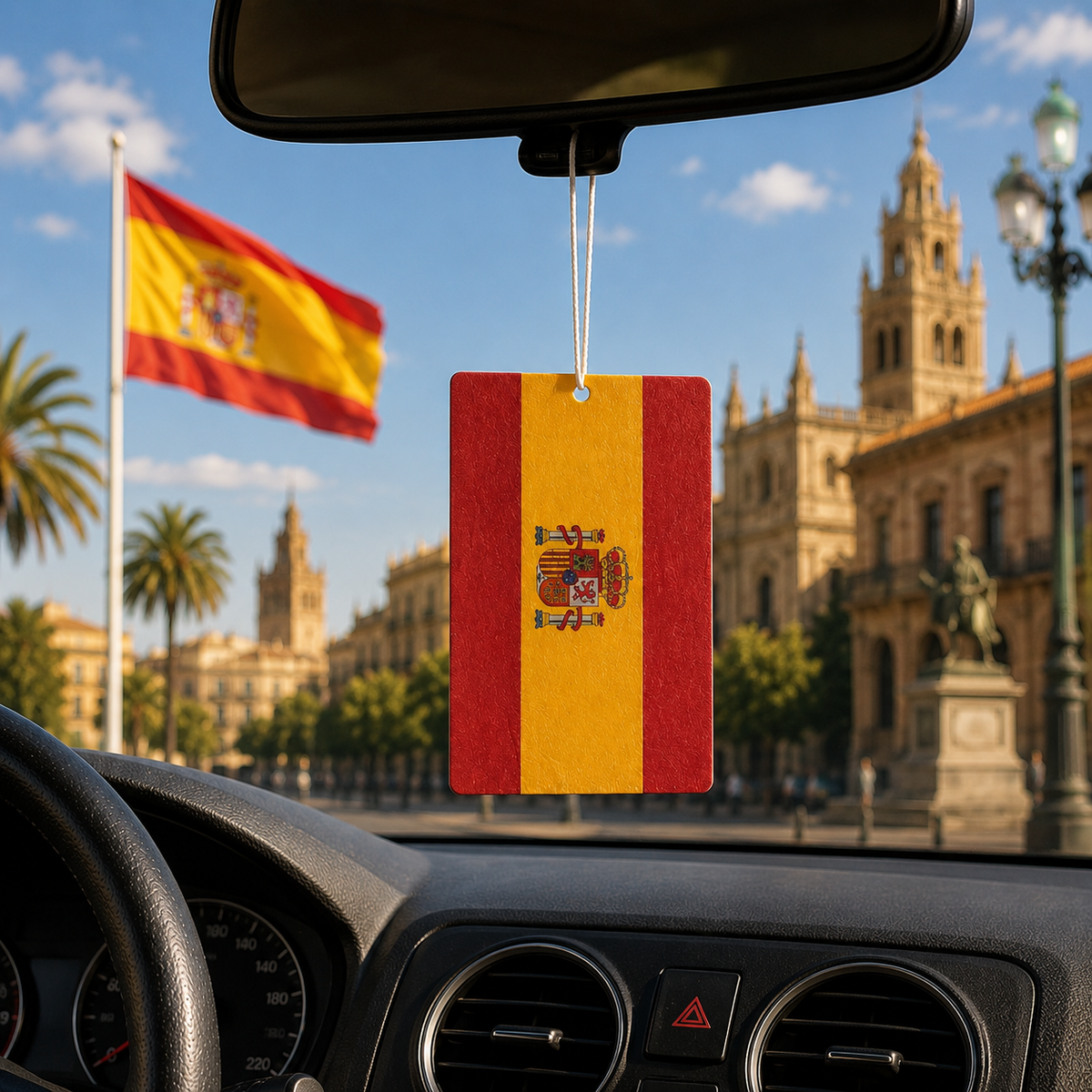 Spain Flag Freshener