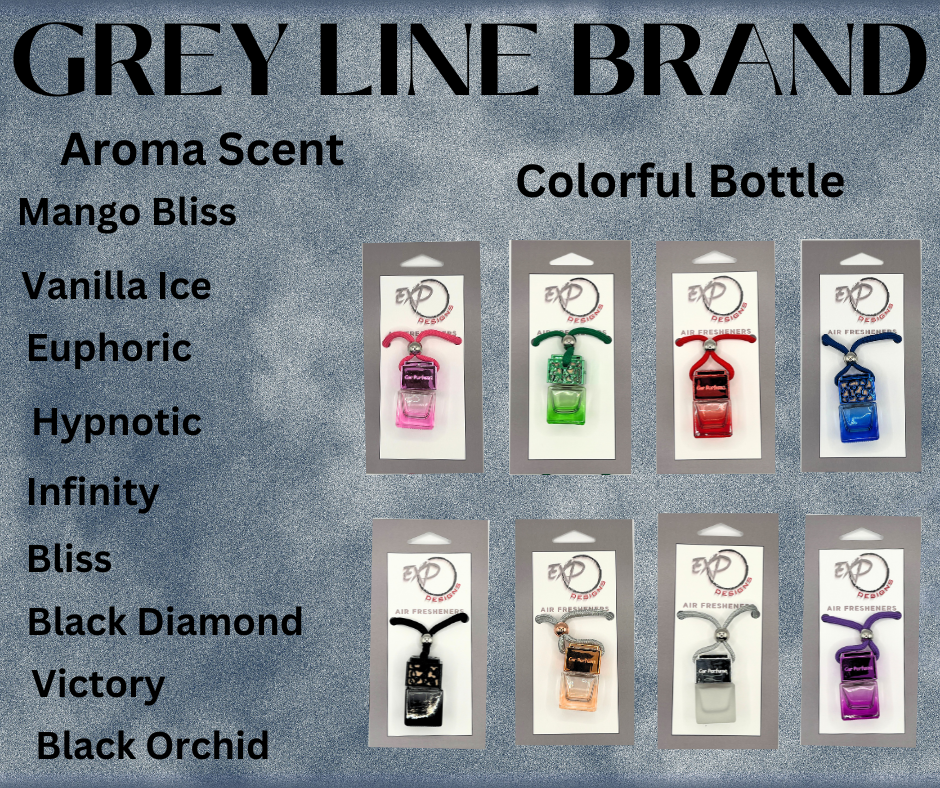 Difusores aromáticos en forma de botella cuadrada de colores - Marca Grey Line