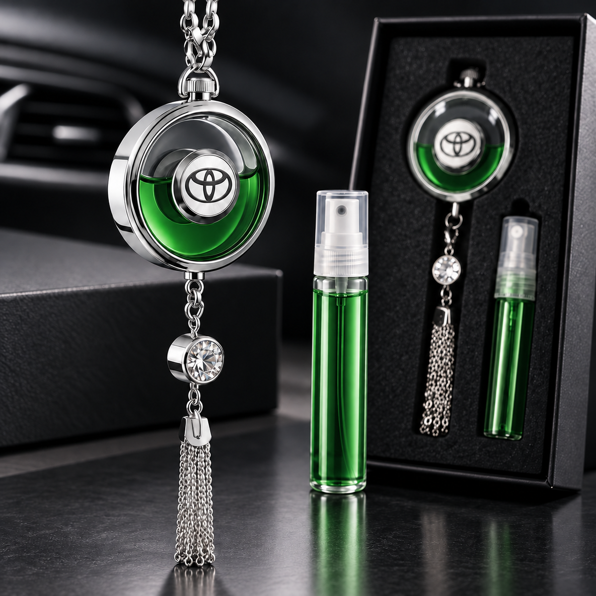Car Brand Hanging Diffuser — Rearview Mirror Pendant