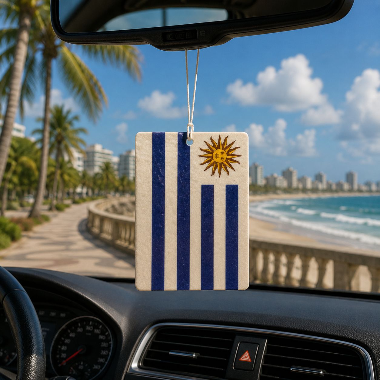 Uruguay Flag - Car Air Freshener