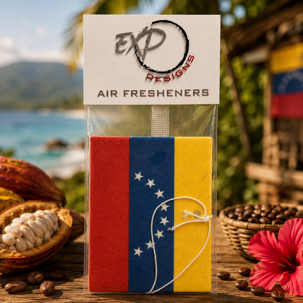 Venezuela Flag Car Air Freshener