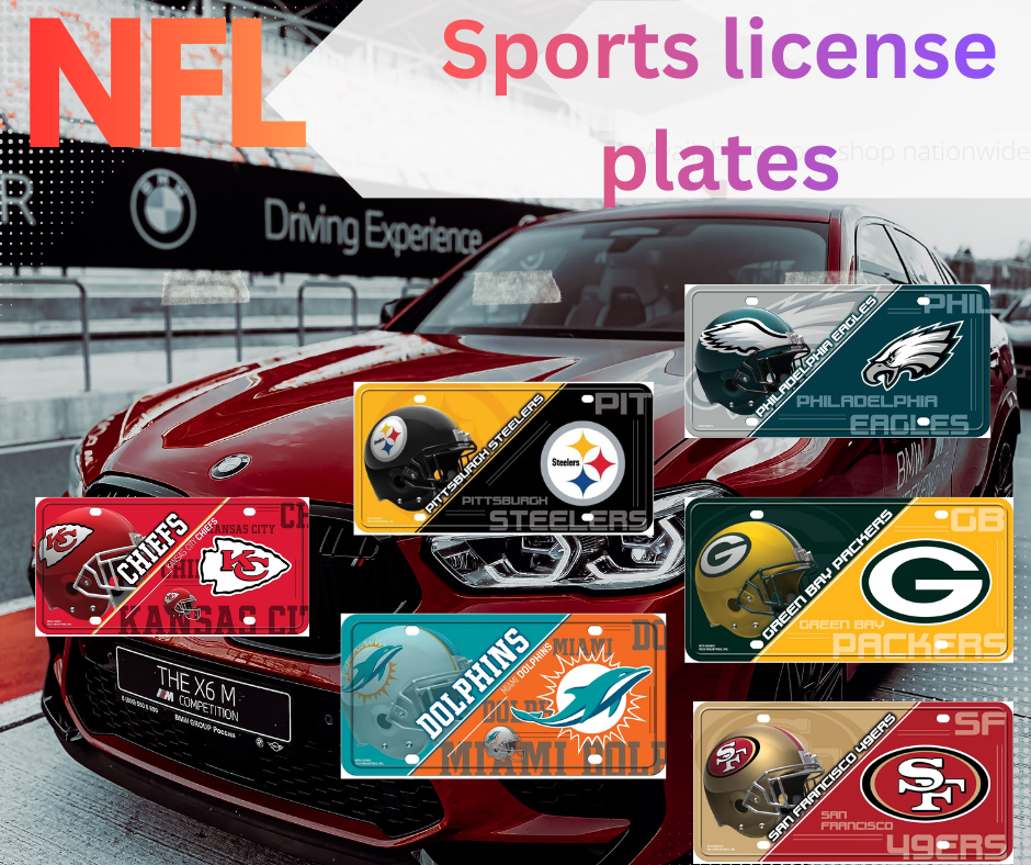 NFL Sports - License Plate