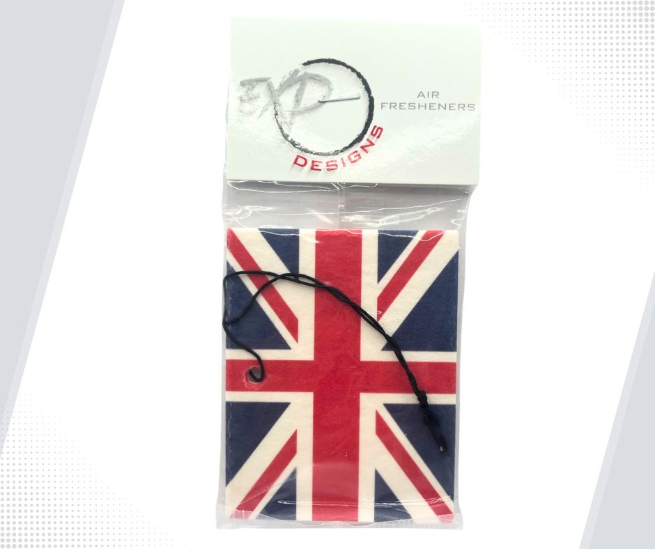 England Car Flag Freshener