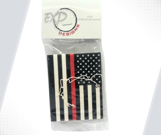 American Thin Red Line Flag Freshener