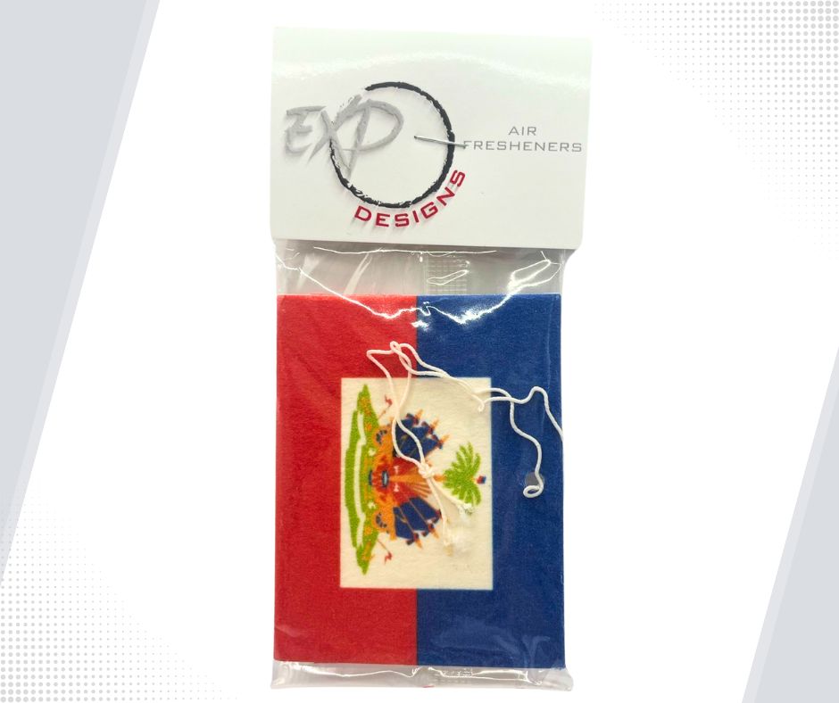 Haitian Flag Freshener