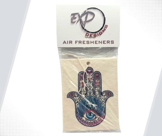 HAMSA Flag Car Air Freshener