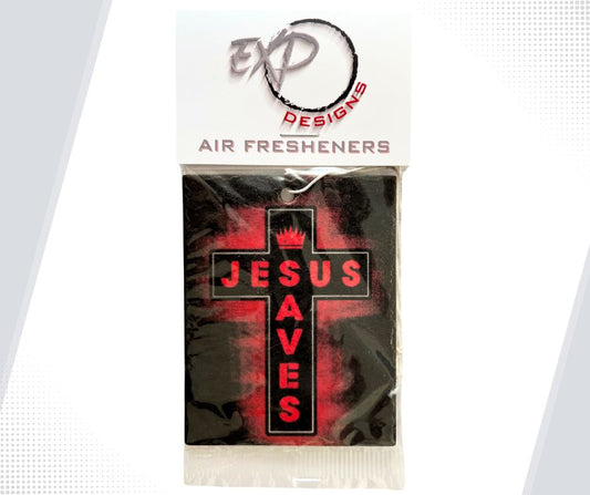 JESUS SAVES Car Air Freshener