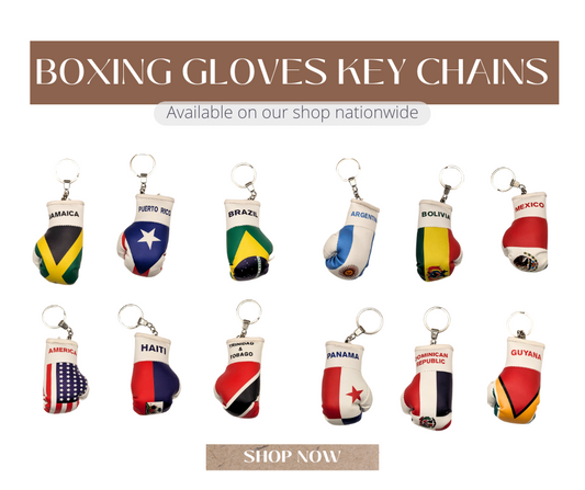 Llavero de guantes de boxeo