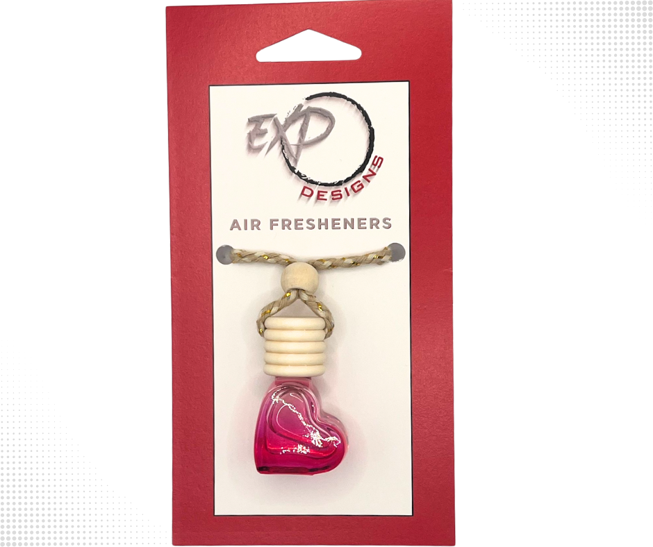 Red Line Brand Scent - Heart Shape Bottle Diffusers