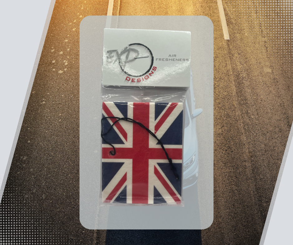 England Car Flag Freshener