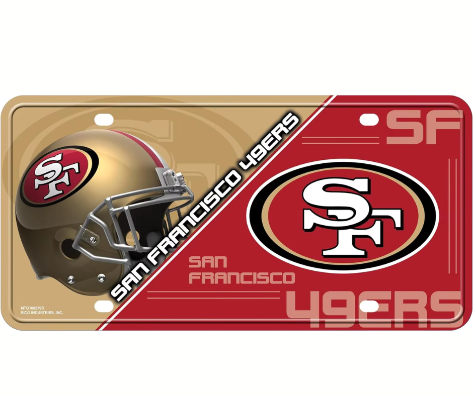 NFL Sports - License Plate