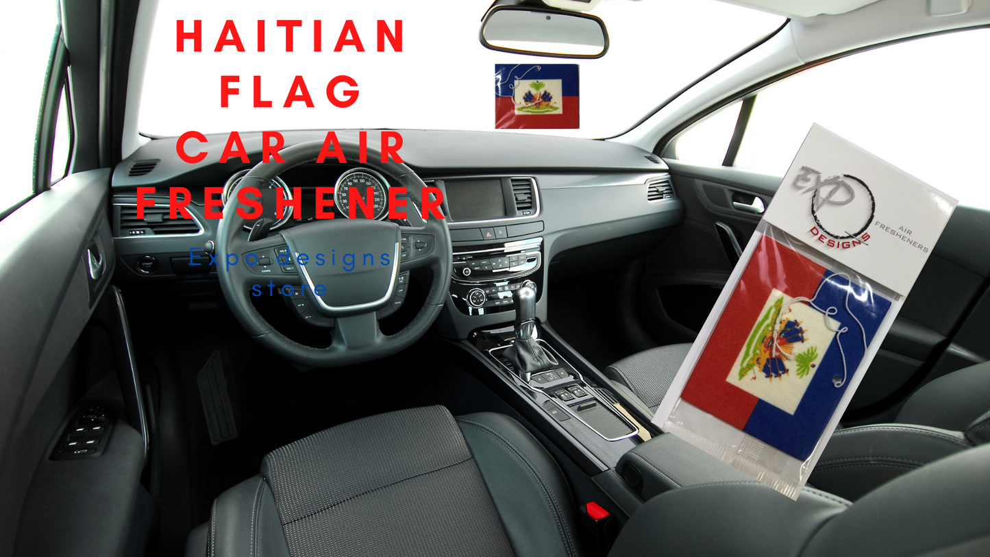 Haitian Flag Freshener