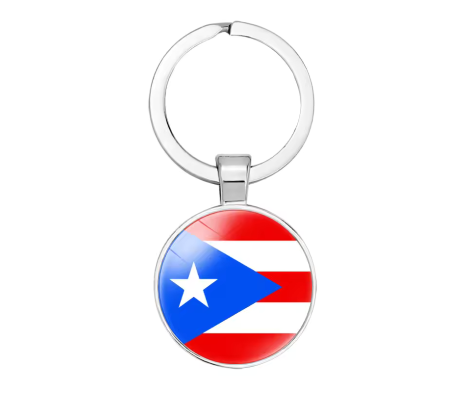 All Nation Flag - Glass Ball keychains