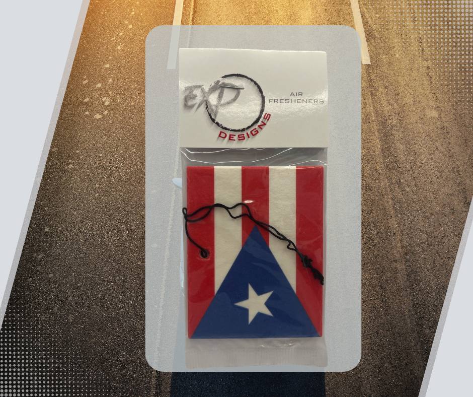 Puerto Rico Flag Freshener