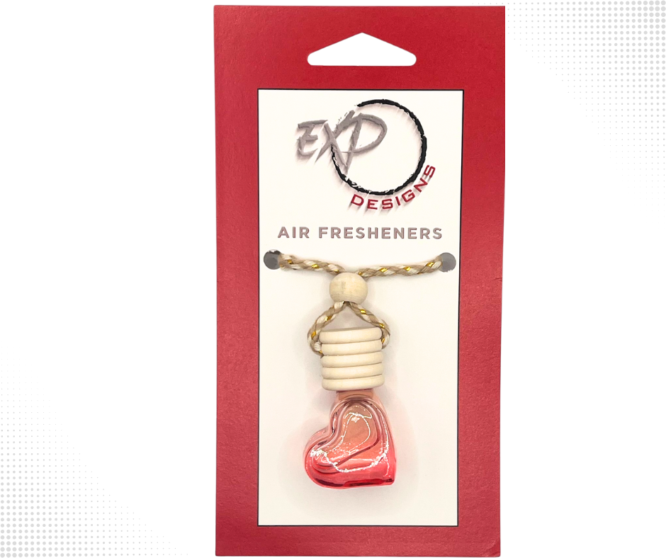 Red Line Brand Scent - Heart Shape Bottle Diffusers