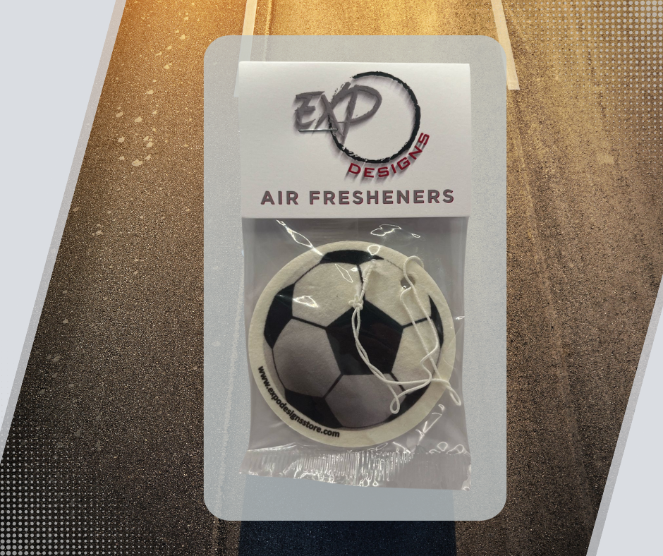 Soccer Ball Car Air Freshener