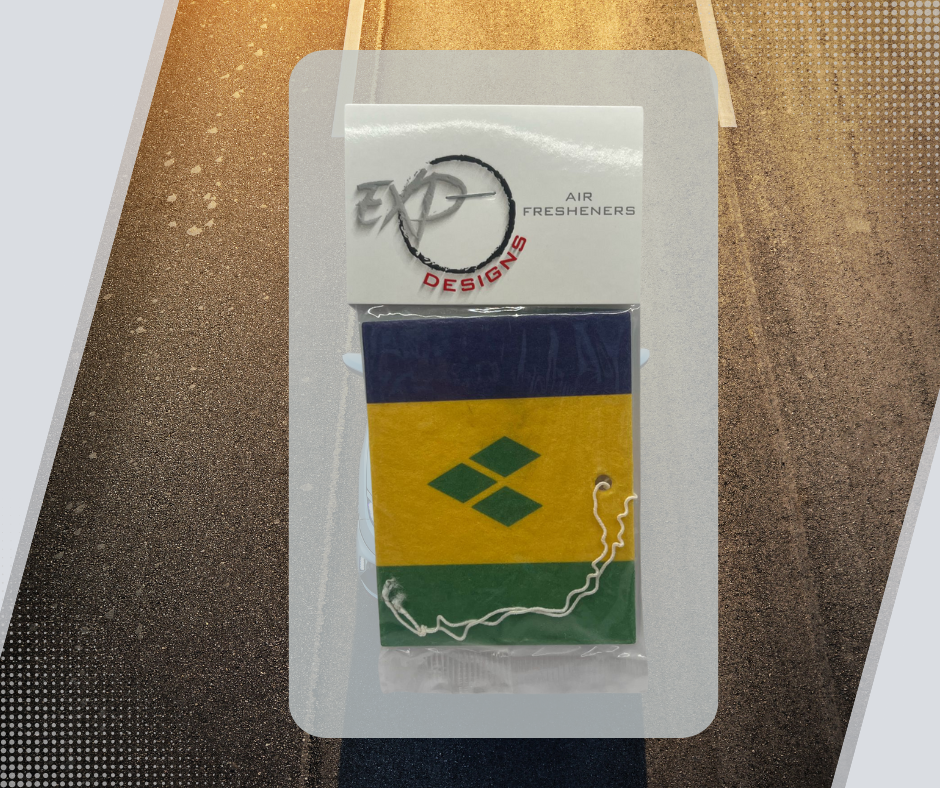 St. Vincent Flag - Car Air Freshener