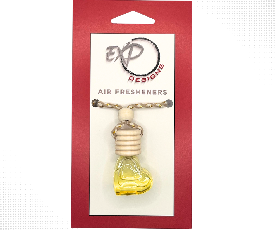 Red Line Brand Scent - Heart Shape Bottle Diffusers